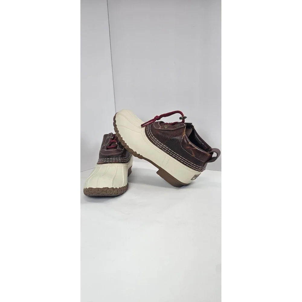 LL Bean Women's Rubber Moc Low Bean Boots Duck Shoes - 6M Multcolor Boots